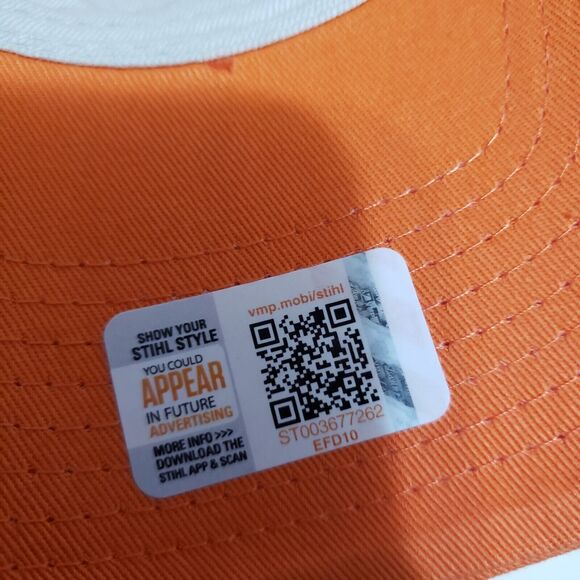 Stihl Orange/Mesh Men's Adjustable Cap Hat like new Make Offer! - Picture 7 of 10
